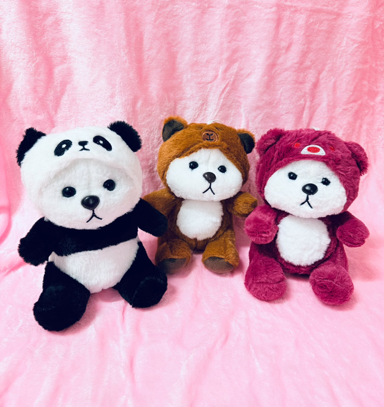 Cute Animal Hoodie Teddy Bear Plush Toy