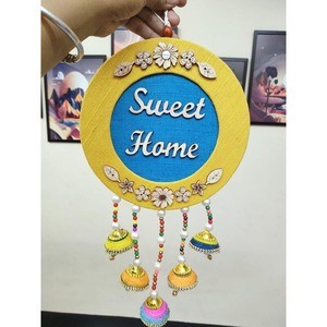 Round Sweet Home Wall hanging one Layer Home Wall Decor