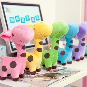 Giraffe Stuffed Animal Cartoon Doll Soft Cute Plush Toy