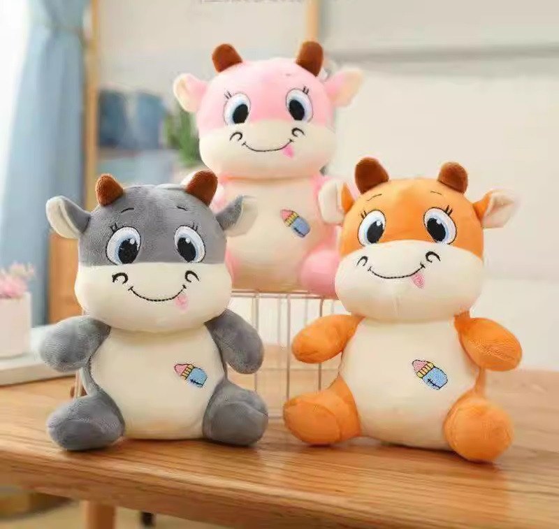 Cute Cartoon Cows Stuffed Plush Toy Kawaii Soft Toy Birthday Gift