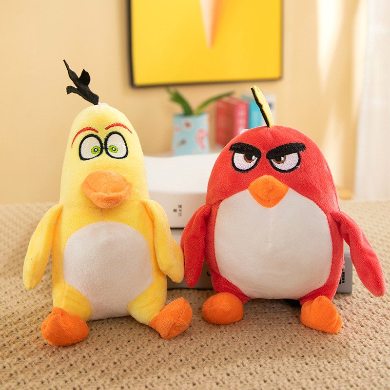 Yellow Angry Bird Plush Stuffed Toy Cute Baby Doll