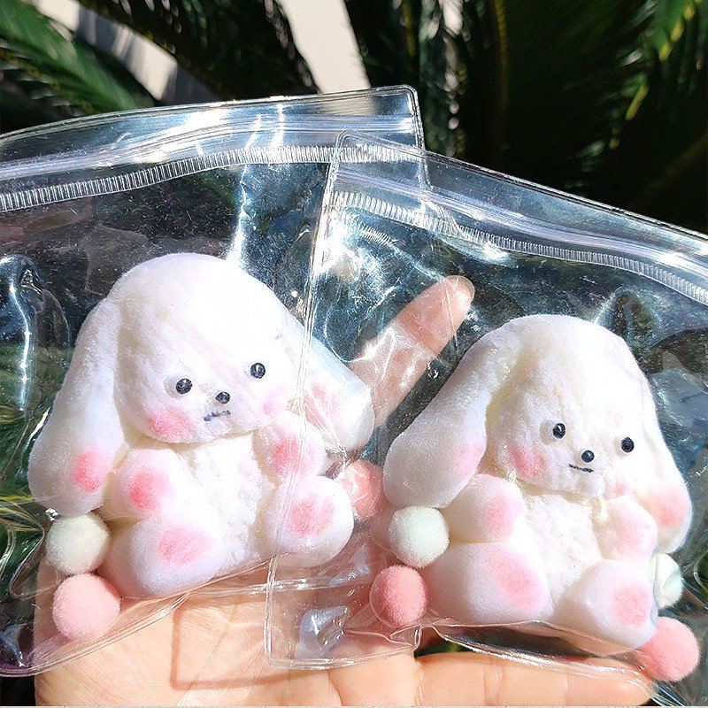 Stress Relief Squeeze Toys Small Size Rabbit Squishy Novelties for Birthday Gifts