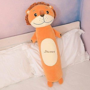 Lion Pillow Doll Plush Toy Cute Long Sleeping Pillow Birthday Gift