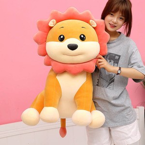 Sunflower Lion Plush Toy Huggable for Children for Kids