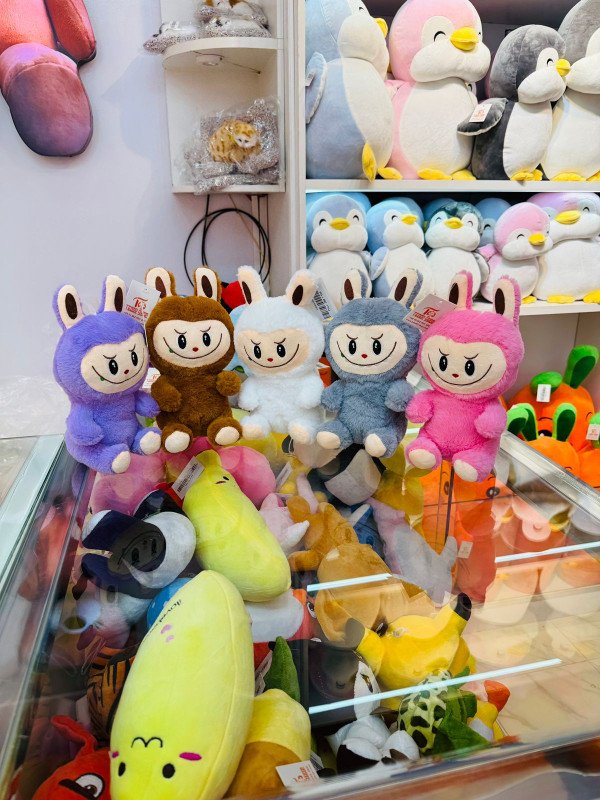 Labubu Doll Cartoon Stuffed Long Eared Rabbit Plush Toy