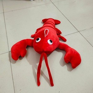 Lobster dolls marine animal shapes ross border plush toy