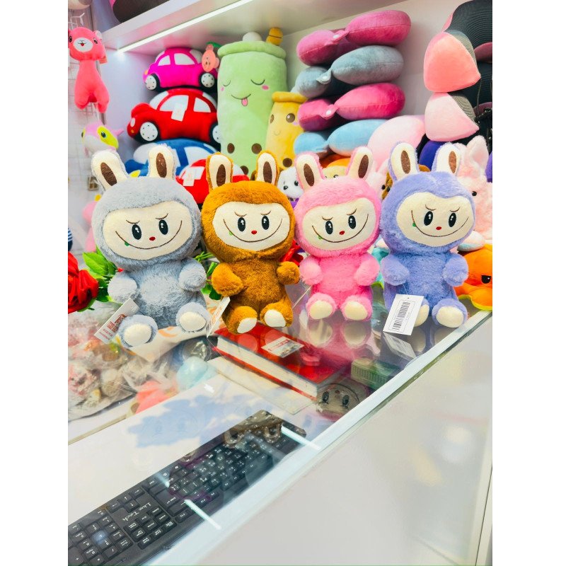 Labubu Doll Cartoon Stuffed Long Eared Rabbit Plush Toy