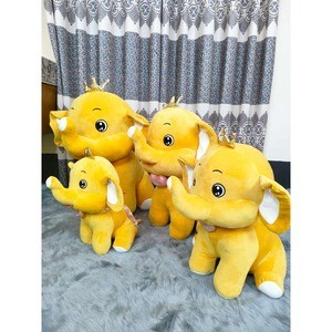 Elephant Plush Toy Stuffed Animals With Crowns soft toys