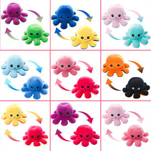 Flip octopus expression Mood Swing Soft Doll