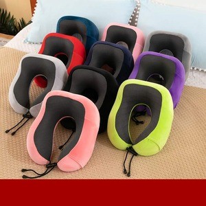 U Shaped Memory Foam Neck Pillows Soft Travel Pillow Massage Neck Pillow Sleeping Airplane Pillow Cervical Health Care