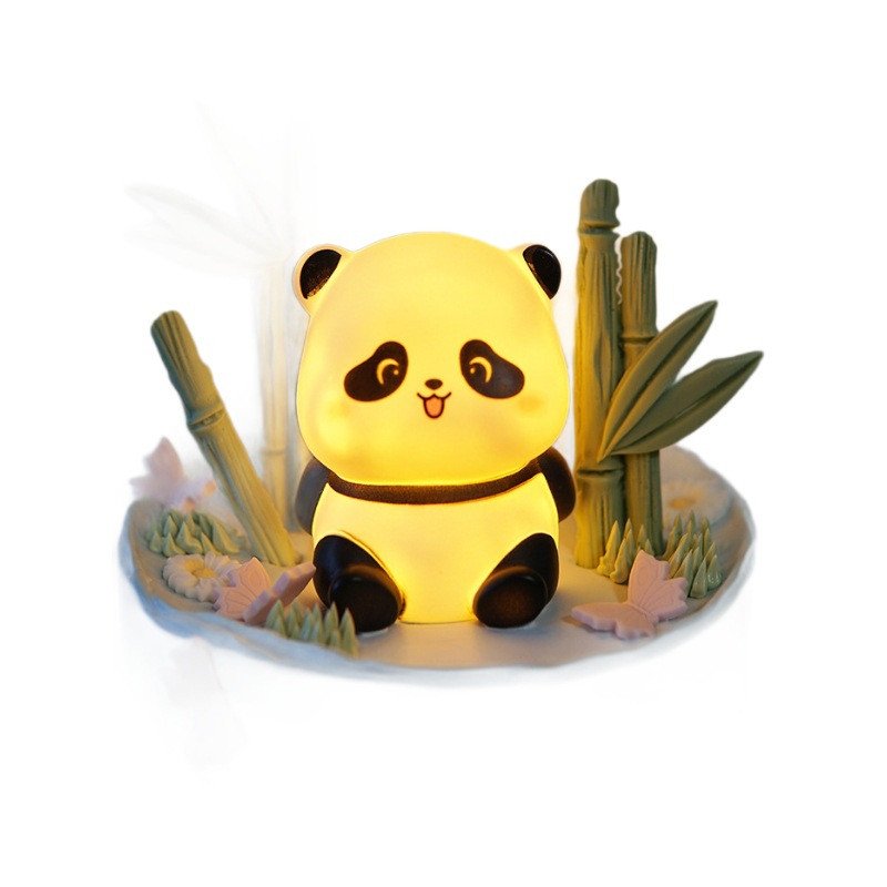 Panda LED Night Light Living Room Lamp Bedside Decor Creative Kids Birthday Gift