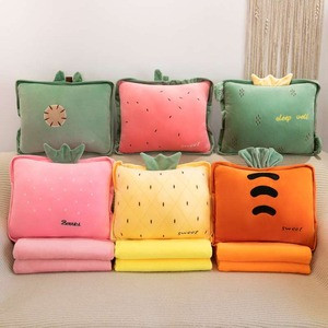 Fruit Shaped Plush Creative Blanket & Pillow